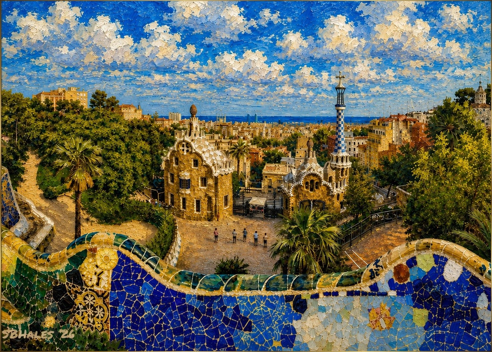 Park Güell, Barcelona, Spain
