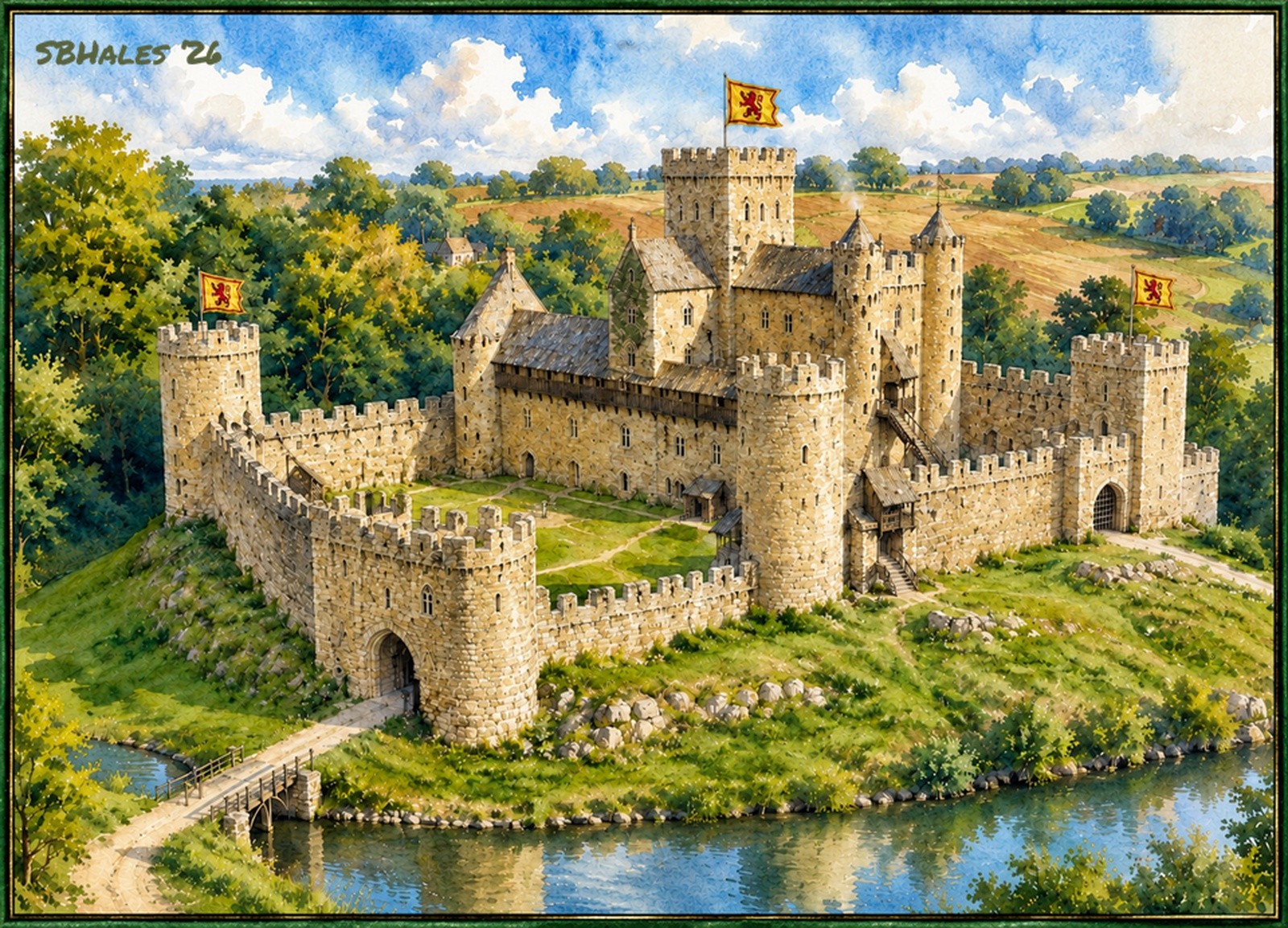 Hailes Castle — 12th Century England